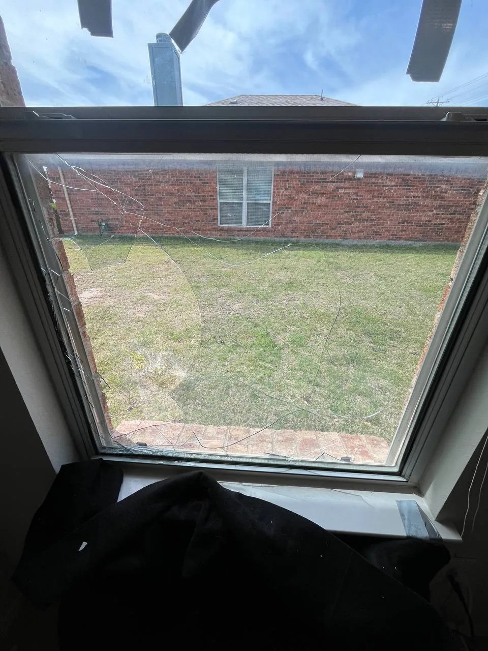 Before foggy glass replacement — job 19