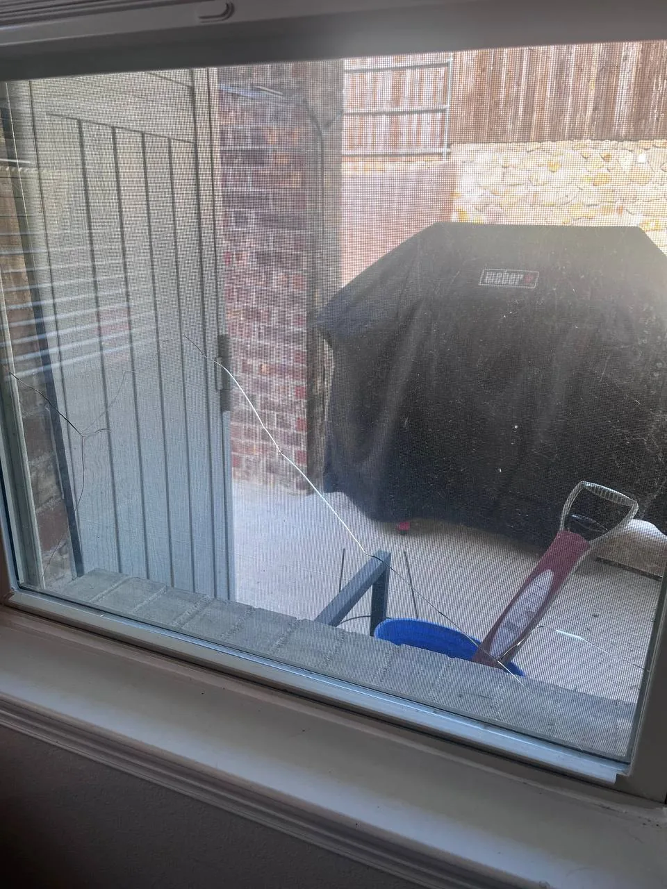 Before window repair job 1