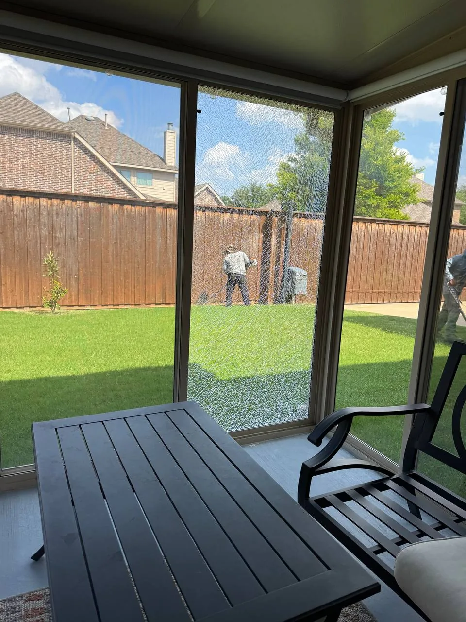 Before window repair job 2